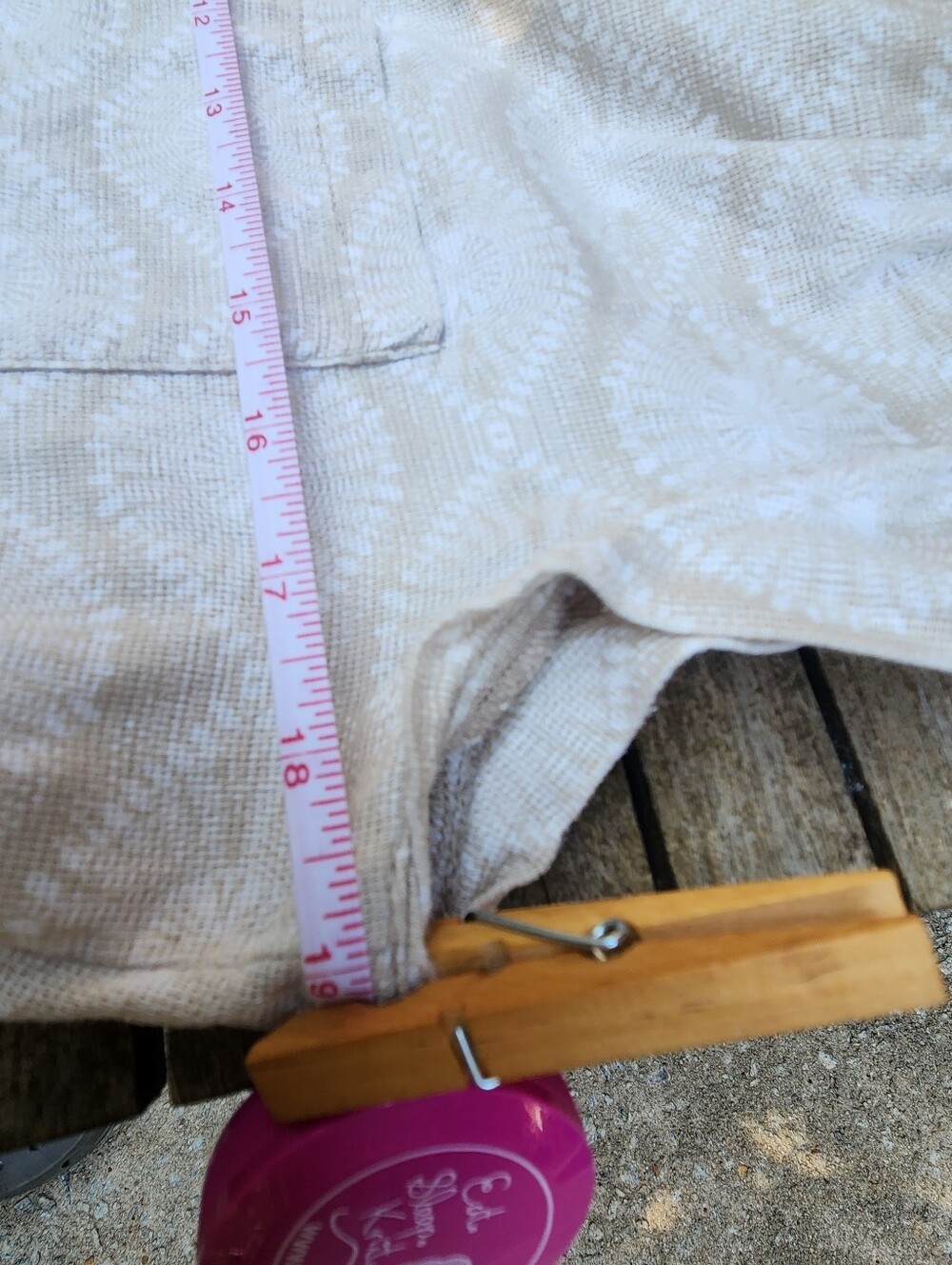 Women's Royal Robbins Beige Button-Up Top. Hidden Side Pocket. Small. Quality. - Picture 10 of 11